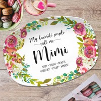 My Favorite People Personalized Platter for Grandma For Mother's Day