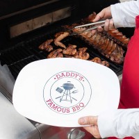BBQ Grilling Platter Personalized Serving Tray for Father's Day