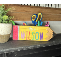 Personalized Pencil Holder Desk Organizer For Teacher's Gift